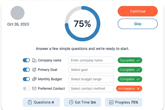 Quick Onboarding